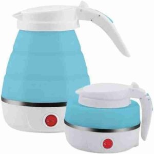 Portable Travel Electric Kettle – Foldable Silicone – 600ml – Dual Voltage